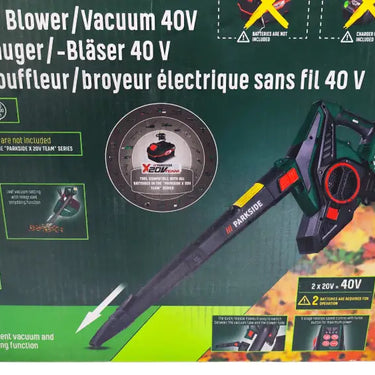 Aspirador/Soprador A Bateria Parkside® Plsa 40-Li B1 B-Ware