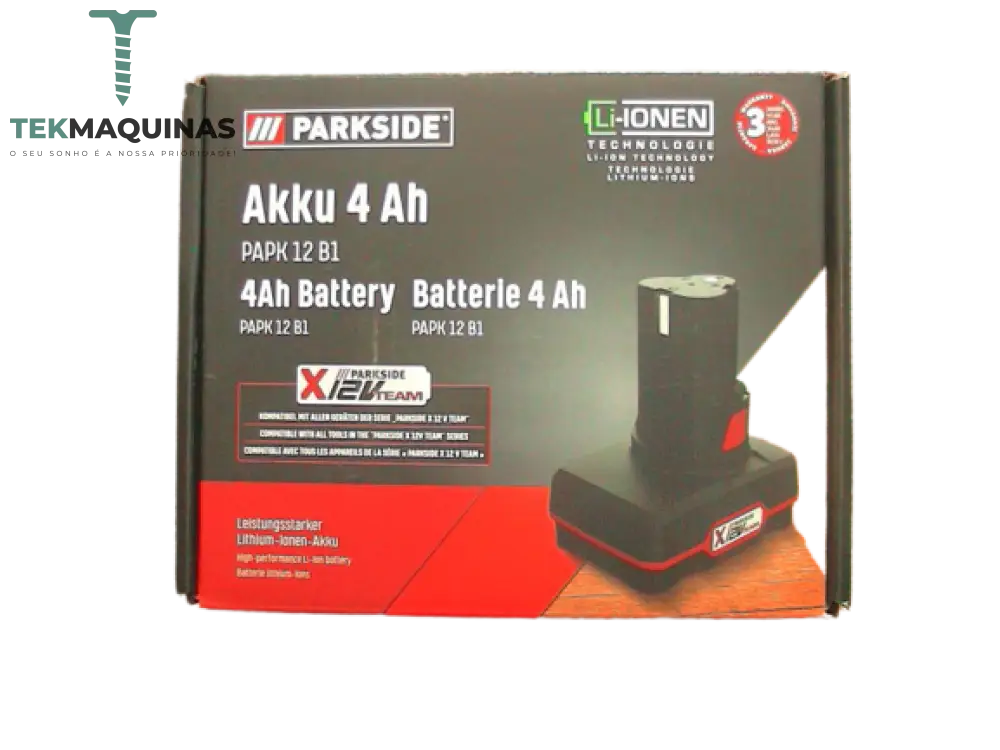 Bateria 12Volts 4Ah Parkside® 12 B1 B-Ware