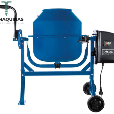 Betoneira Pequena Máquina Misturador De Concreto 63 Litros