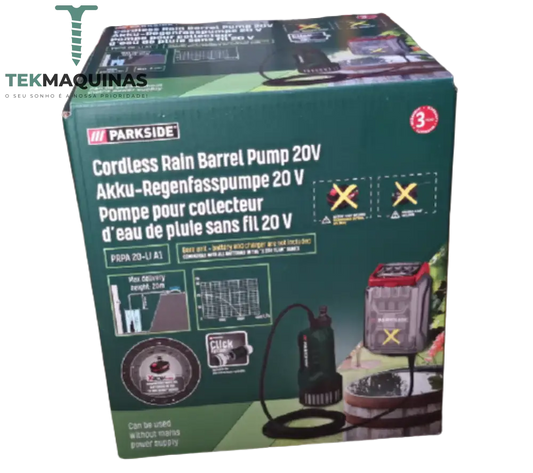 Bomba De Chuva Sem Fio Parkside 20V »Prpa 20-Li A1« Bateria E Carregador B-Ware