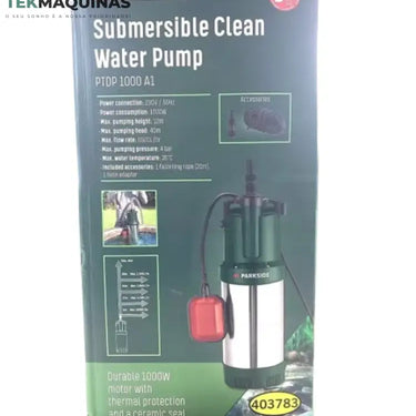 Bomba De Pressão Submersível Parkside® »Ptdp 1000 A1« 6500 L/H B-Ware