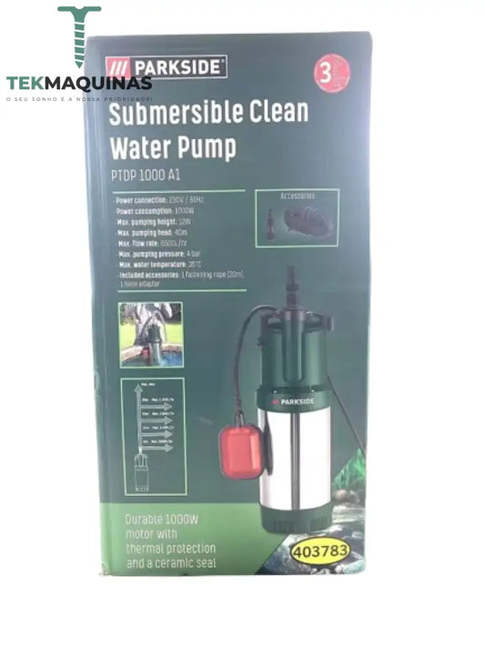 Bomba De Pressão Submersível Parkside® »Ptdp 1000 A1« 6500 L/H B-Ware