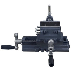 Torno-prensa manual com corrediça transversal 70 mm