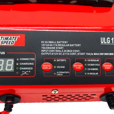 Carregador De Carro Ultimate Speed Com Função Partida Auxiliar Ulg 17 A1