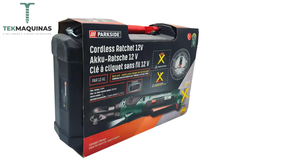 Chave De Roquete 12V Parkside Par 12 A1 54Nm B-Ware