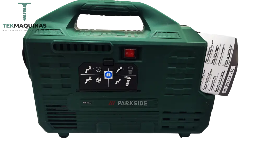 Compressor Parkside® Pkz 180 1100 Watts Com Motor Elétrico Portátil B-Ware
