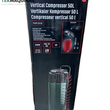 Compressor Vertical Parkside® »Pvko 50 B2« 10 Bar Volume Do Tanque De L B-Ware