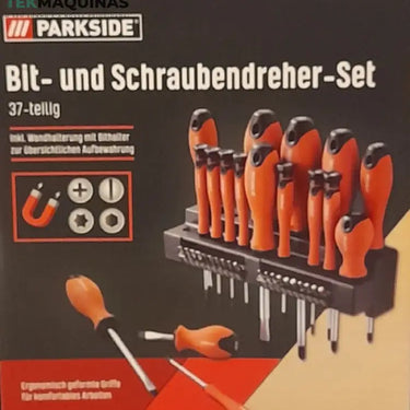 Conjunto De Chaves Fenda Parkside® Com Suporte Parede 37 Peças B-Ware