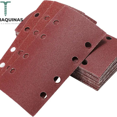 Conjunto De Lixas Quadradas Velcro Para Diversas Maquinas Lixar 40 Peças