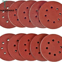 Conjunto De Lixas Velcro Para Lixadeiras 125Mm 100Peças