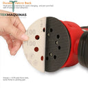 Conjunto De Lixas Velcro Para Lixadeiras 125Mm 100Peças