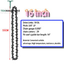 Corrente De Substituição Corrente Serra 4/6/8/12/16/18 Polegadas Para Motosserras E Sem Fio 16