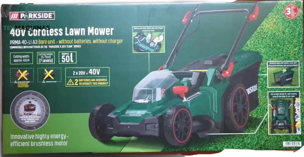 Parkside 40v lawn online mower
