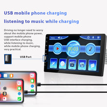 Carregar imagem no visualizador da galeria, Auto-rádio 1 DIN com Bluetooth 9 polegadas HD touchscreen USB FM para Android/iOS + MIC
