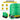 Corda sintética verde do guincho de 5/16 polegadas * 100 pés, guincho, corda de reboque para o carro com tampa