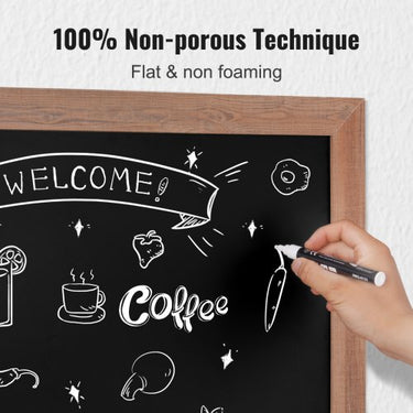 Quadro magnético com moldura de madeira 457,2 x 609,6 m, quadro de coleta magnética 381 x 534 mm, suspensão vertical ou horizontal