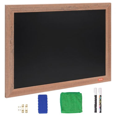 Quadro magnético com moldura de madeira 457,2 x 609,6 m, quadro de coleta magnética 381 x 534 mm, suspensão vertical ou horizontal