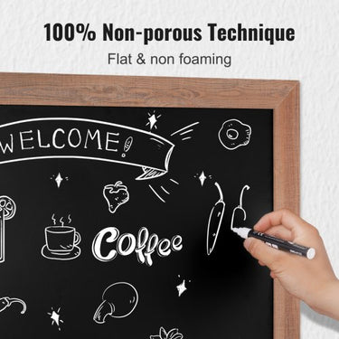 Quadro magnético com moldura de madeira 508 x 762 mm, quadro de coleta magnética 432 x 686 mm, suspensão vertical ou horizontal