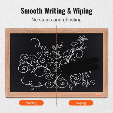 Quadro magnético com moldura de madeira 508 x 762 mm, quadro de coleta magnética 432 x 686 mm, suspensão vertical ou horizontal