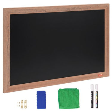 Quadro magnético com moldura de madeira 508 x 762 mm, quadro de coleta magnética 432 x 686 mm, suspensão vertical ou horizontal