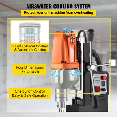 Broqueadora Magnética de 35mm  para Perfurações Precisas