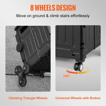 Carrinho de Mão para Escadas , 53L, Alumínio