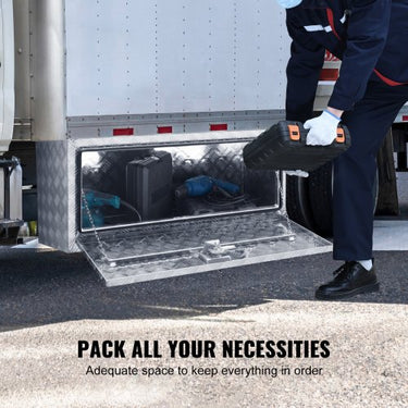 Caixa de ferramentas de alumínio da parte inferior da carroceria para caminhão 36 'x 17' x 18 'reboque RV armazenamento de ferramentas