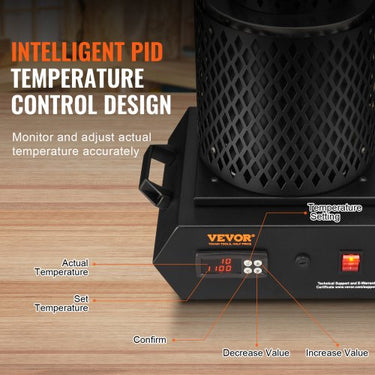 Cadinho elétrico do forno de fusão digital do forno de fusão de ouro 1350W