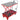 Mesa Elevatória Manual , 500lbs, Vermelho, 28.5 Polegadas