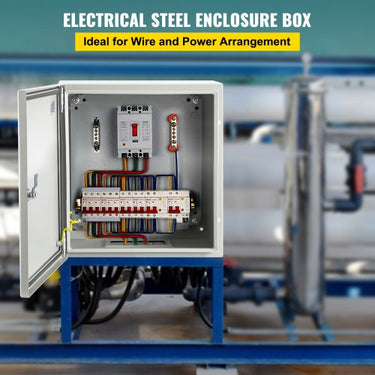 Caixa Elétrica de Aço  8x8x6 Polegadas, Proteção IP65