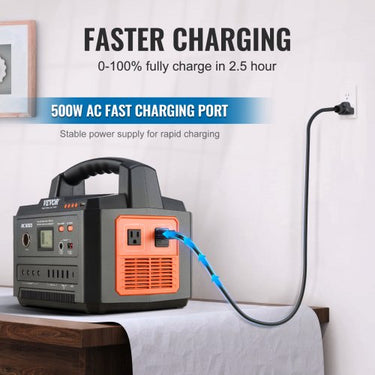 Gerador Portátil  1000W, Armazenamento de Energia de 999Wh, Múltiplas Conexões