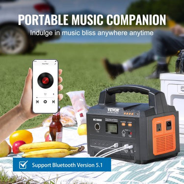 Gerador Portátil  1000W, Armazenamento de Energia de 999Wh, Múltiplas Conexões