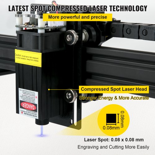 Máquinas de gravação a laser Área de trabalho Máquina de gravação de 460 x 810 mm, gravador a laser de 0,02 mm, fresagem de gravação de 450 nm