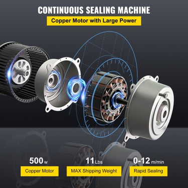 Seladora Contínua Vertical Automática FR-900, para Plásticos