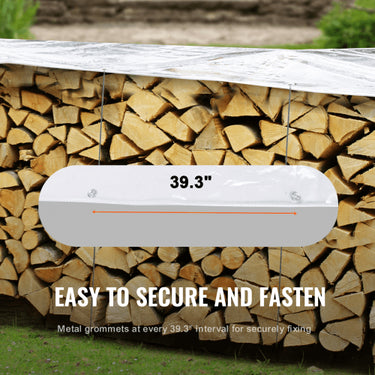 Lona Transparente  com Ilhós, 3x4m, PVC, Proteção Total Contra Intempéries