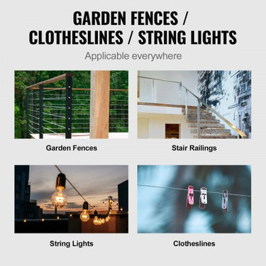 Cabo de Aço Inoxidável , T304, 1/16", 328 pés, 7x7