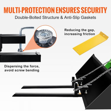 Garfo para paletes 1490x70x230mm suporte de garfo 907kg capacidade de carga dentes de garfo 149cm