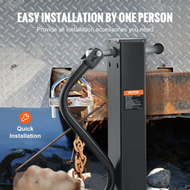 Macaco para reboque , macaco para reboque soldado, 12.000 libras, altura ajustável