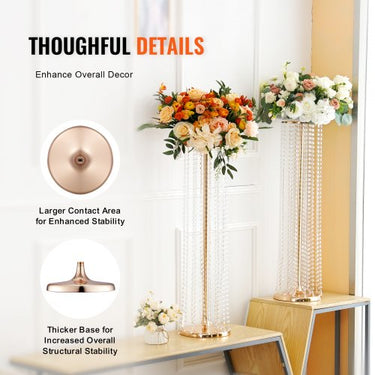 Conjunto de 10 bancos para flores 20x20x90cm Suporte para flores Mesa lateral de ferro Vaso de cristal moderno