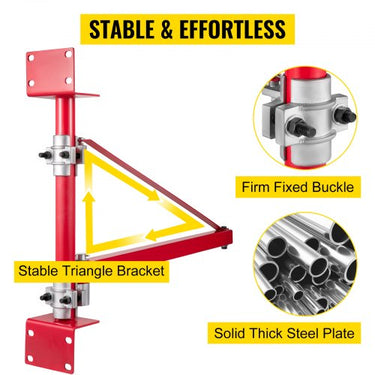 Suporte Giratório para Guincho Elétrico , 600kg, 750-1150mm
