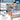 Mesa comercial de aço inoxidável 30' x 30' x 36' Mesa de trabalho de duas camadas de aço inoxidável Mesa de desmontagem Gastro 226kg + 136kg Capacidad