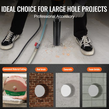 Broca de Núcleo Diamantada  63.5 mm para Ziegel e Beton