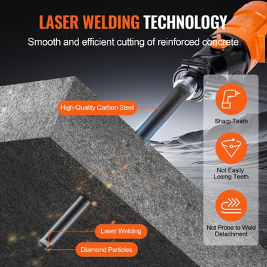 Broca de Núcleo de Diamante  32 mm para Perfurações Precisas em Beton