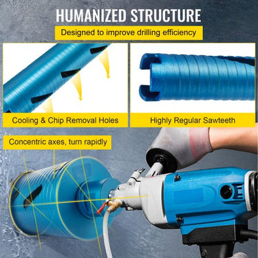 Broca de Núcleo Seco de 1.5 Polegadas  para Materiais Duros