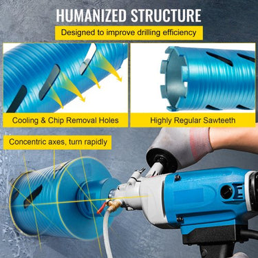 Broca de Núcleo de Diamante  com 4 Polegadas para Uso Profissional