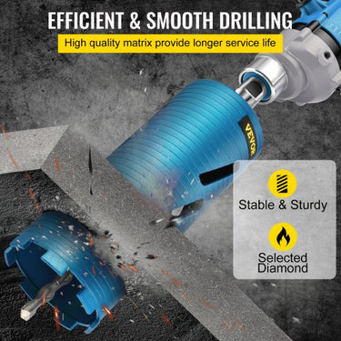 Broca de Núcleo de 4 Polegadas  com Guia para Uso Profissional