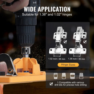 Kit de Montagem de Scharnier  com Gabarito e Furador Ajustável