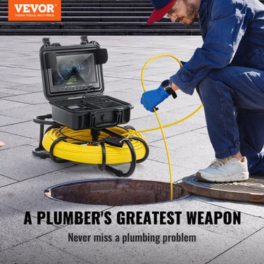 Câmera de Inspeção , 91.5m, 9" Tela, 720p