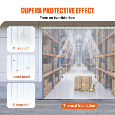 Cortina PVC Transparente , 20x4572cm, Inclui Ferramentas