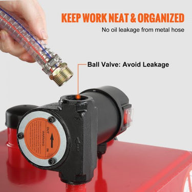 Tanque de armazenamento portátil de combustível de 30 galões 23,5L / min com bomba de 180W